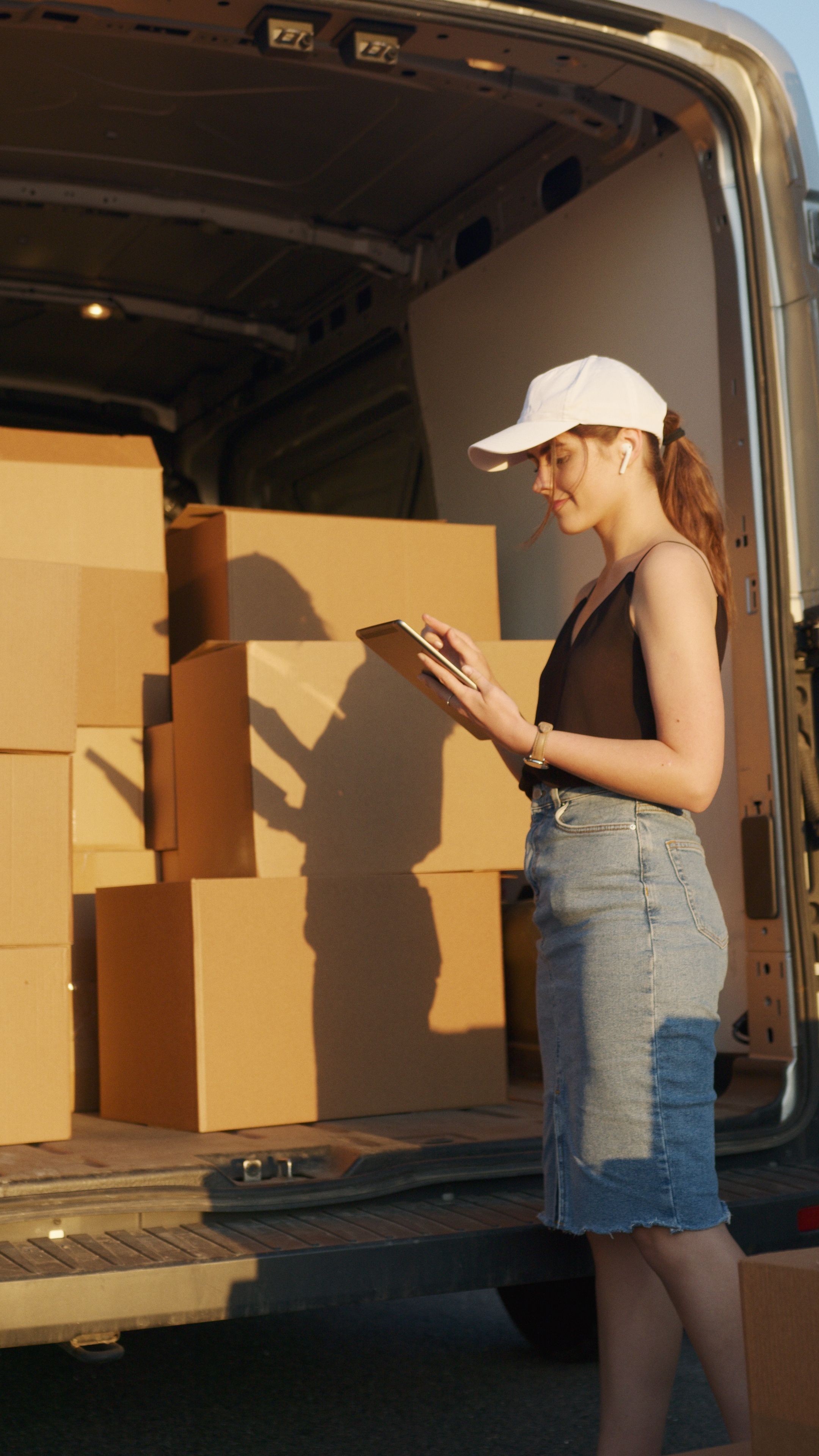 Manufacturing facility receiving freight shipments