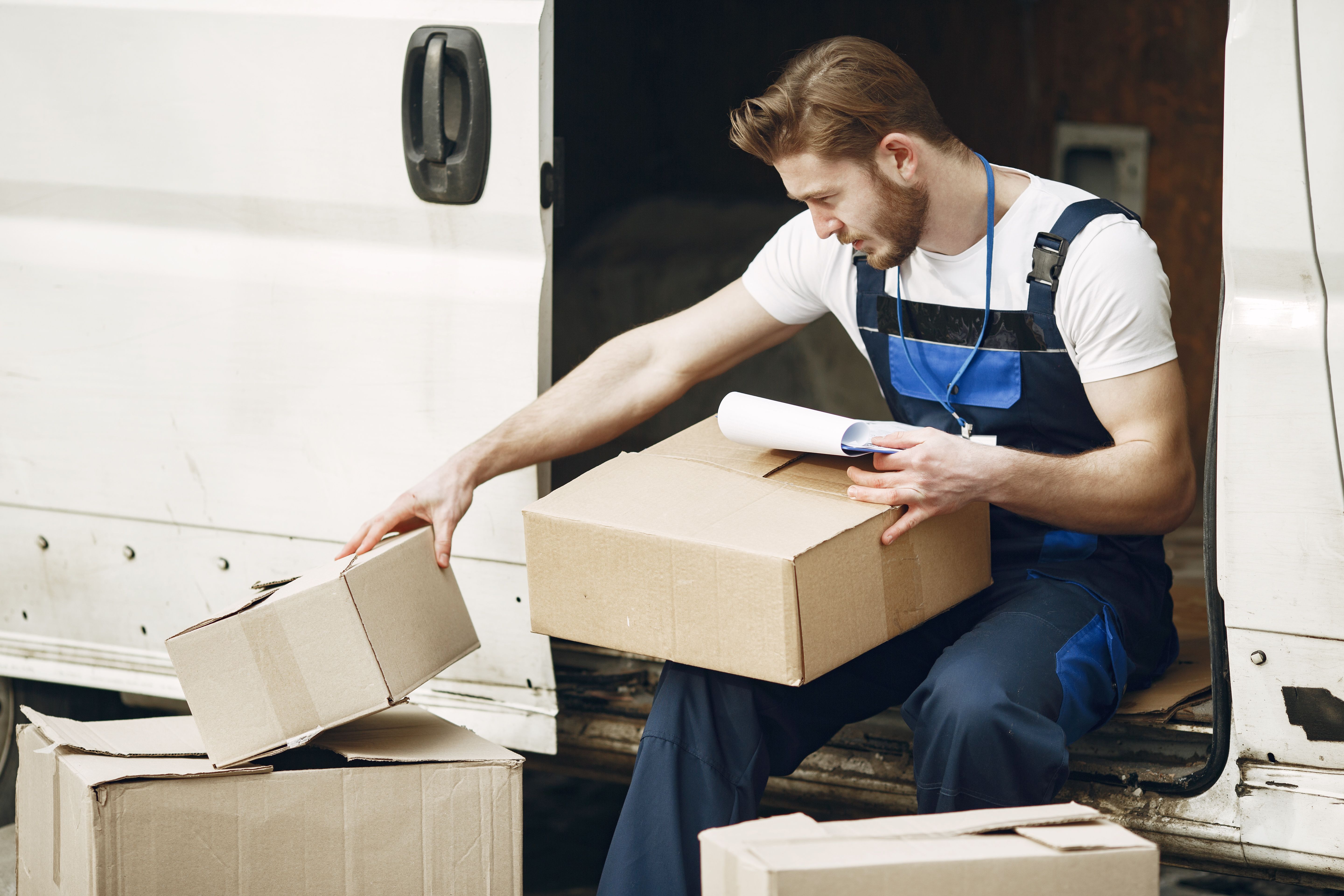 Logistics coordinator managing shipments